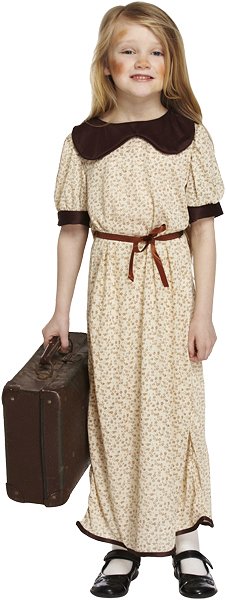 CHILDREN'S EVACUEE GIRL COSTUME