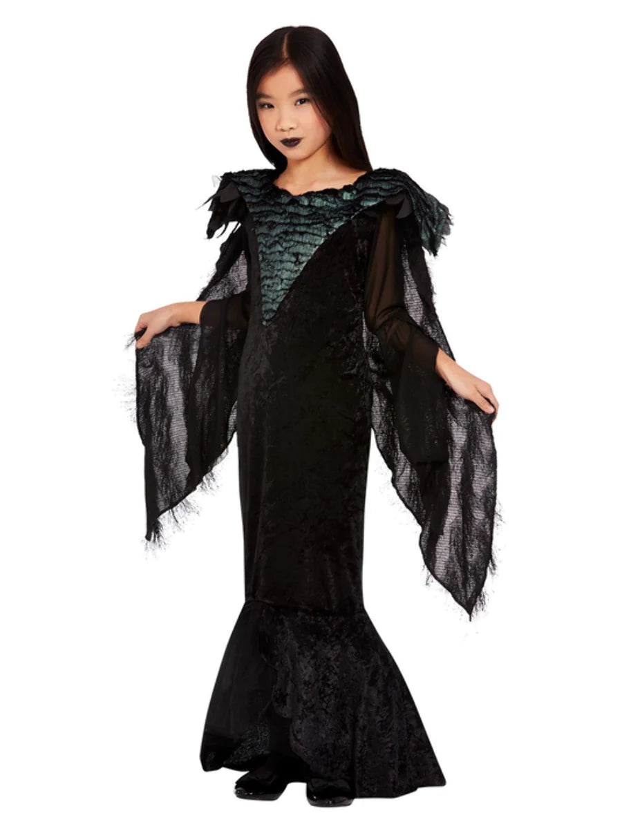 DELUXE RAVEN PRINCESS COSTUME, BLACK