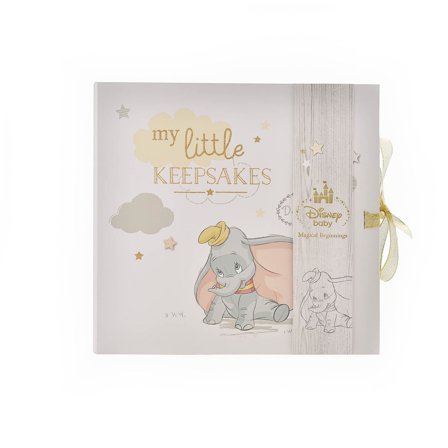 MAGICAL BEGINNINGS PAPERWRAP KEEPSAKE BOX 6 DRAWERS DUMBO