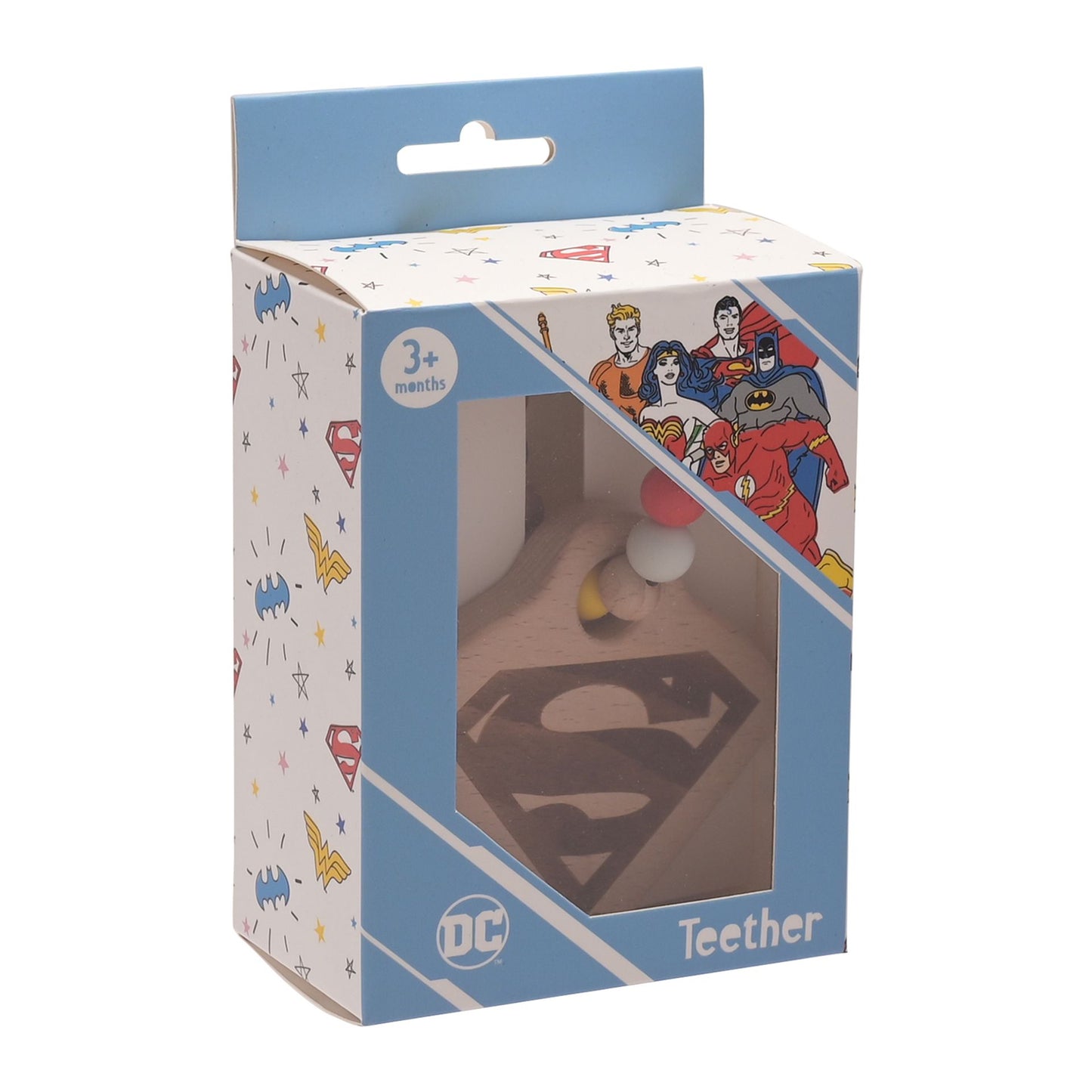 SUPERMAN WOODEN TEETHER