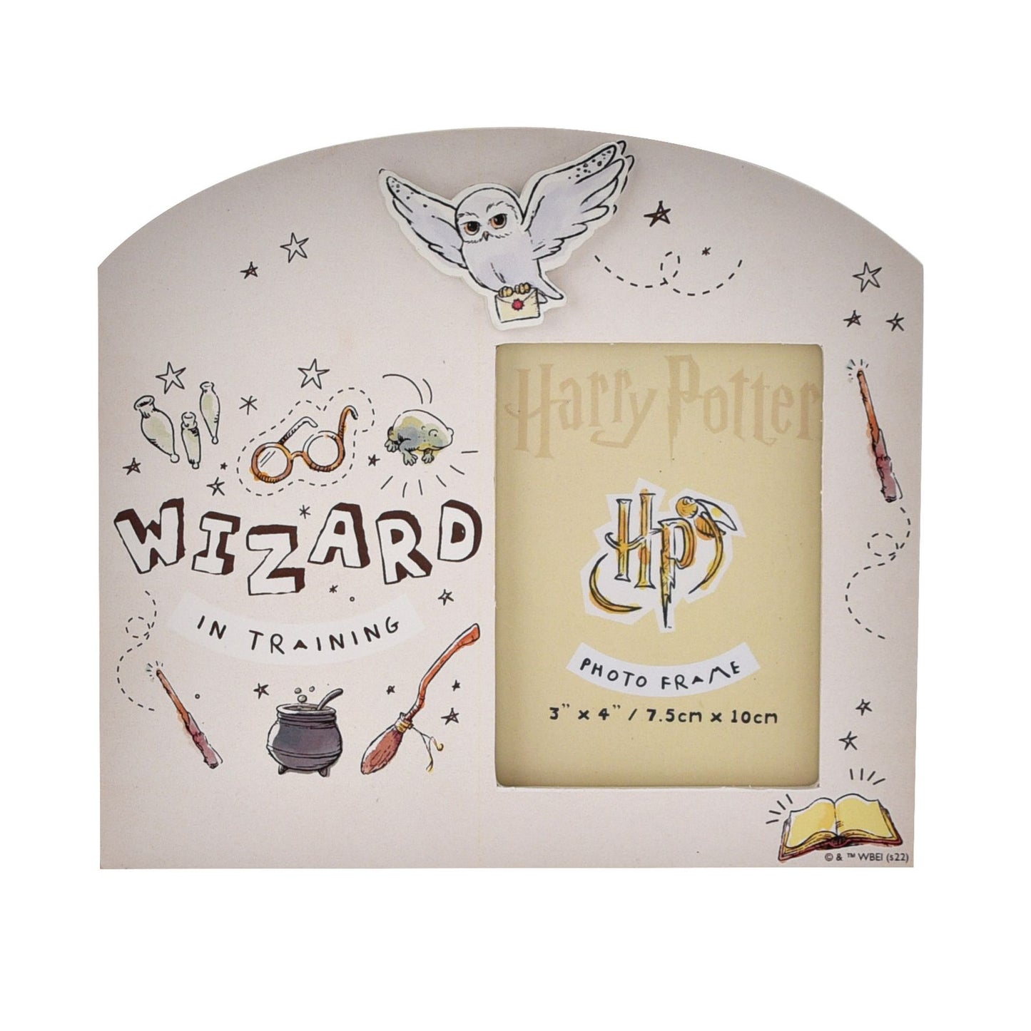 HARRY POTTER CHARMS 'WIZARD' PHOTO FRAME 3" X 4"