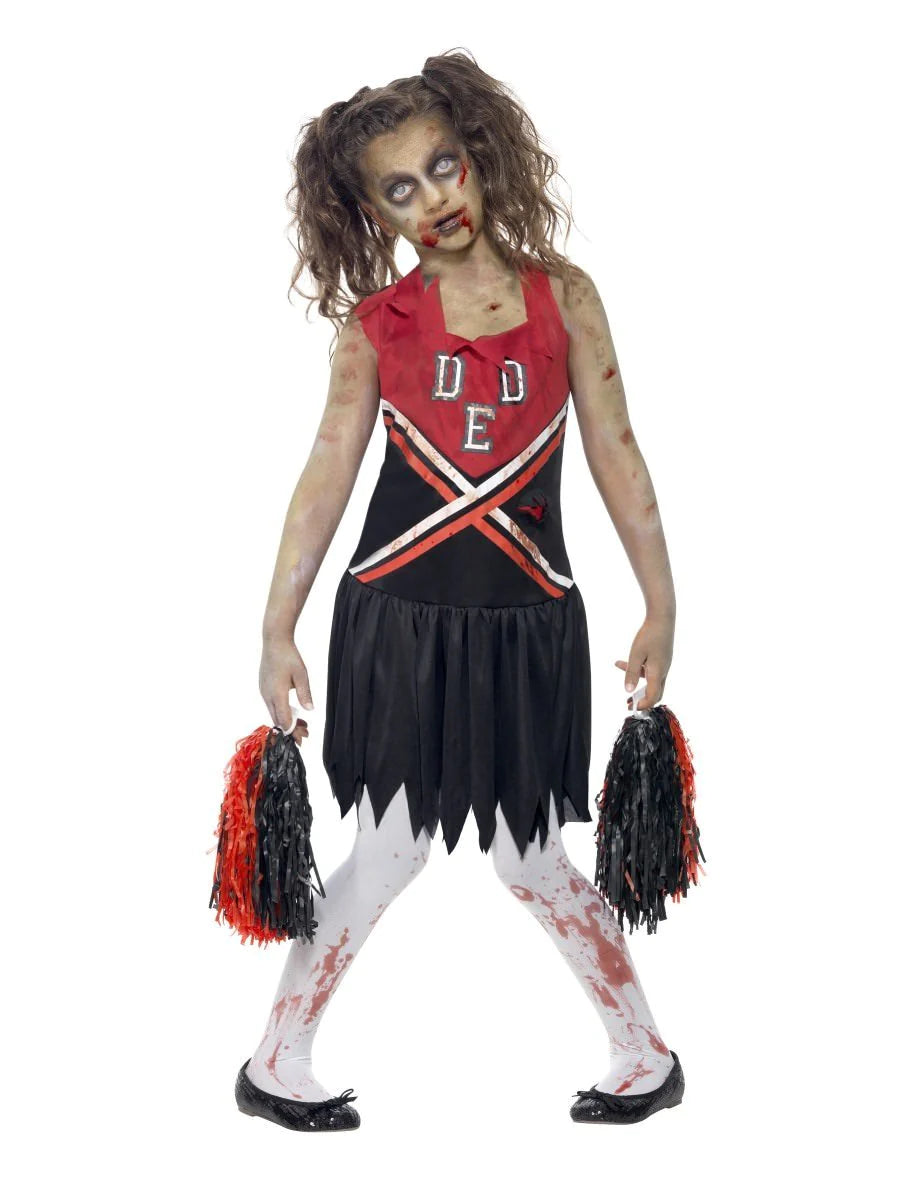 ZOMBIE CHEERLEADER CHILD GIRL'S COSTUME