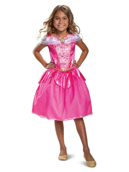 DISNEY SLEEPING BEAUTY AURORA DELUXE COSTUME