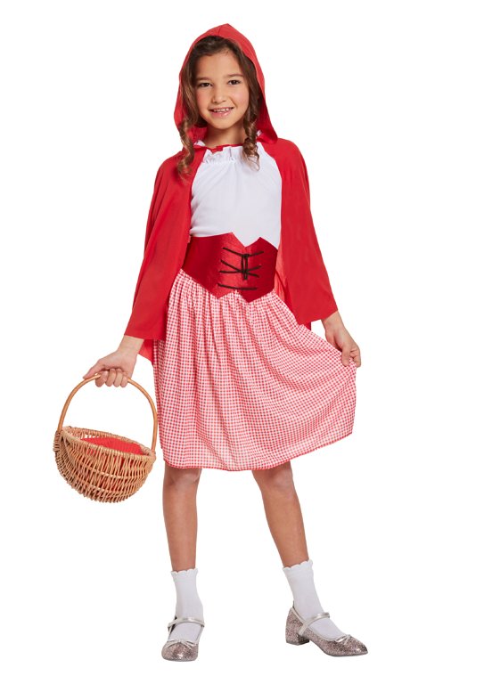 CHILDREN'S RED HOODED GIRL COSTUME