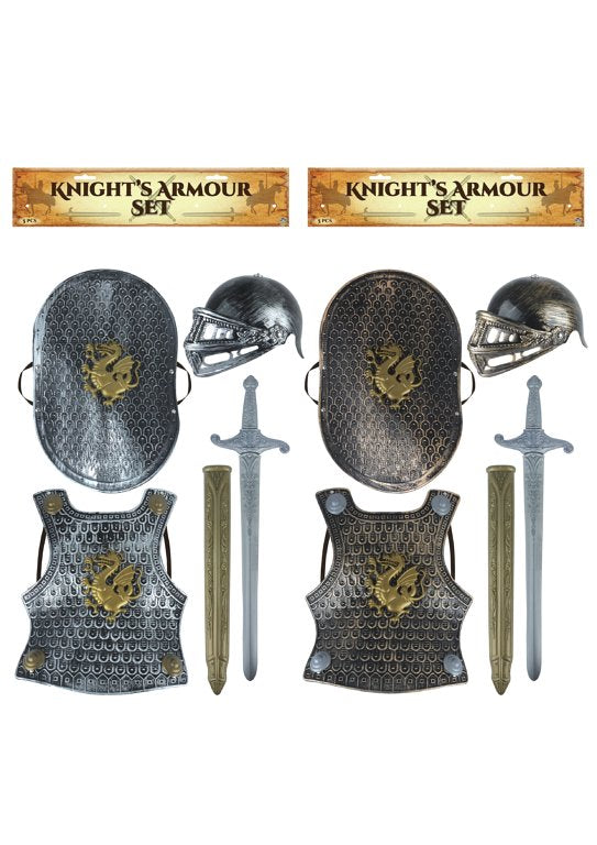 5PC CRUSADER KNIGHT ARMOUR SET (CHILD)
