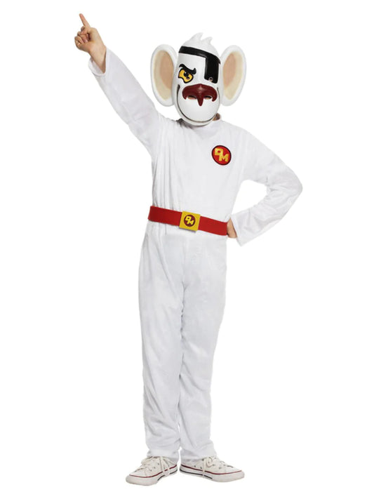 DANGER MOUSE COSTUME, WHITE & RED
