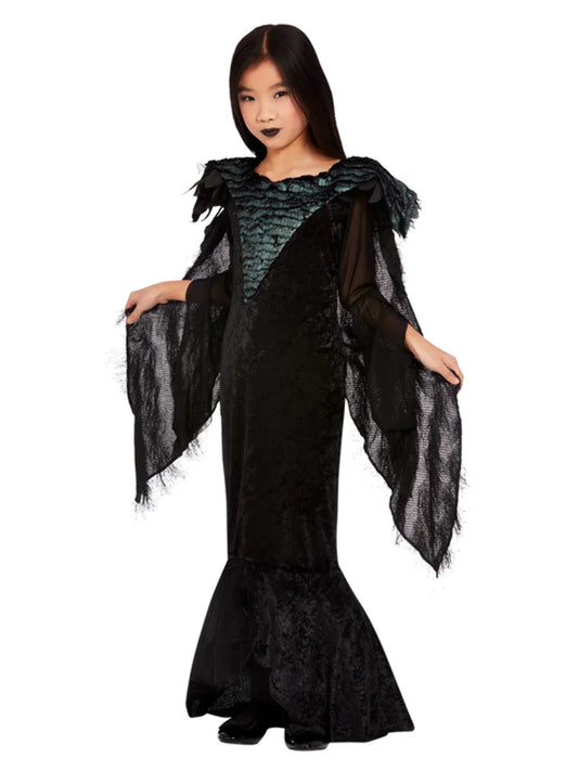 DELUXE RAVEN PRINCESS COSTUME, BLACK