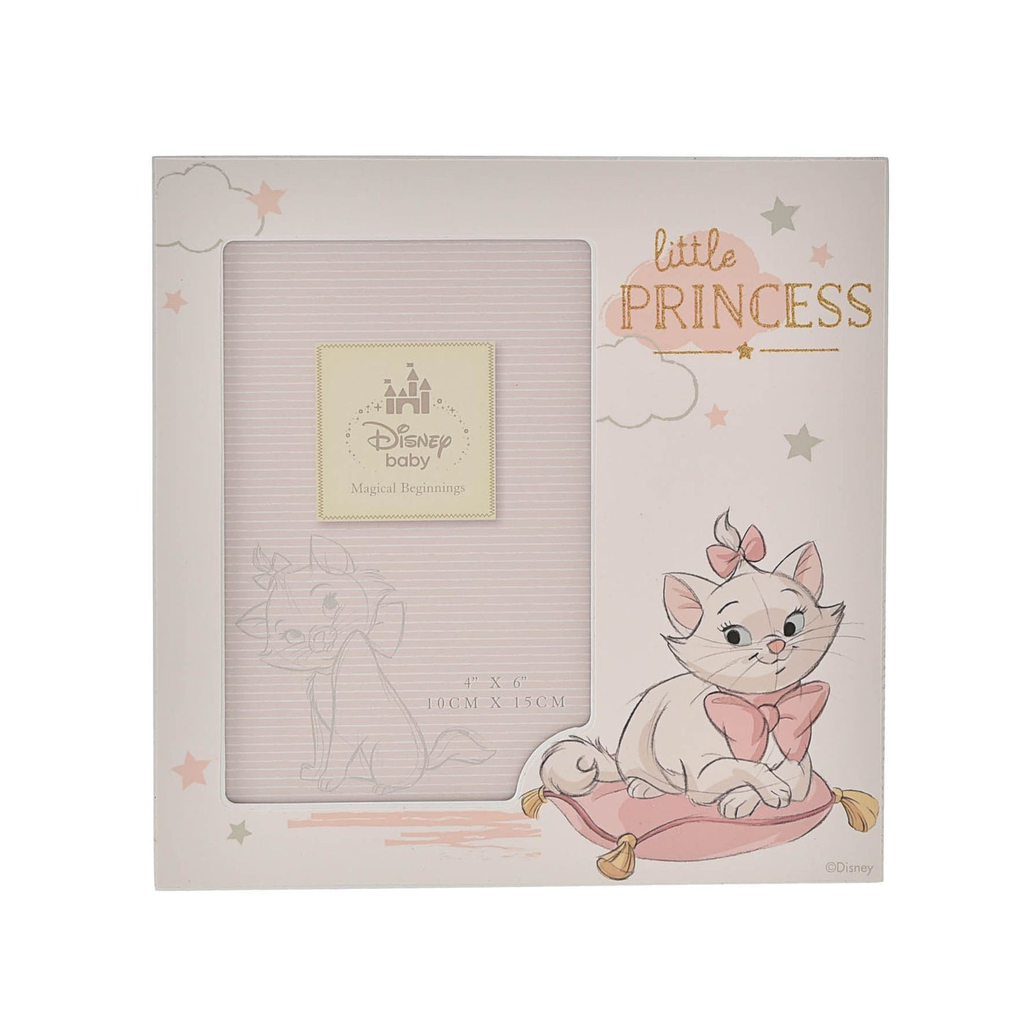 DISNEY MAGICAL BEGINNINGS FRAME 4" X 6" LITTLE PRINCESS