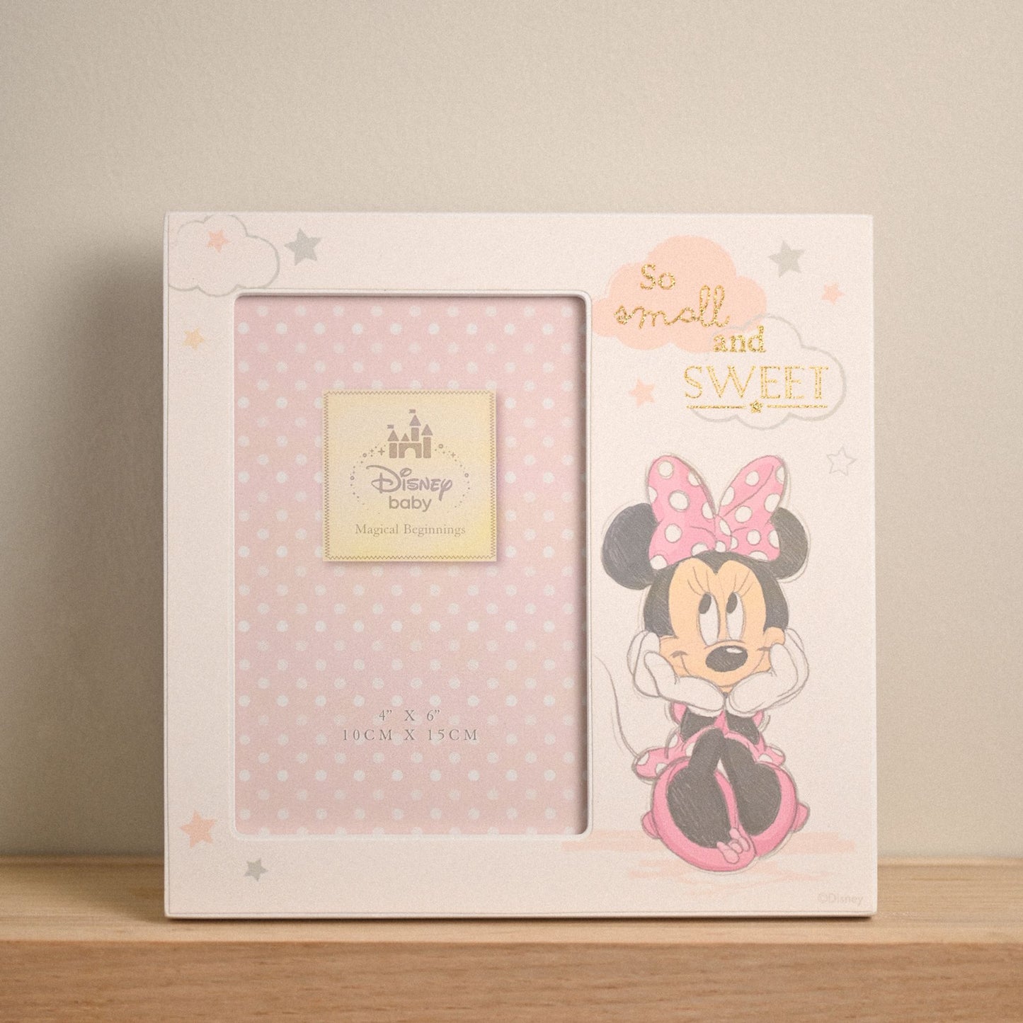 DISNEY MAGICAL BEGINNINGS FRAME 4" X 6" MINNIE