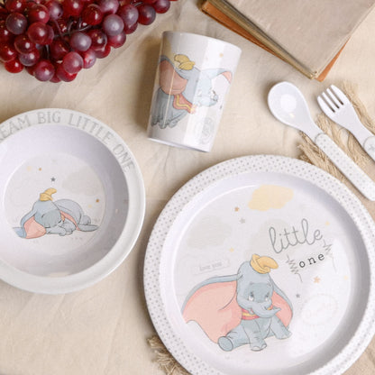 MAGICAL BEGINNINGS 5 PIECE MELAMINE CROCKERY SET - DUMBO