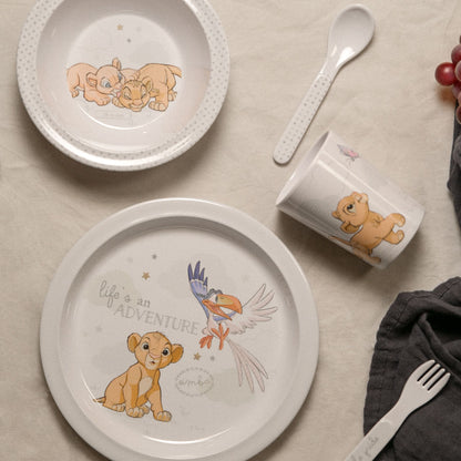 MAGICAL BEGINNINGS 5 PIECE MELAMINE CROCKERY SET - SIMBA