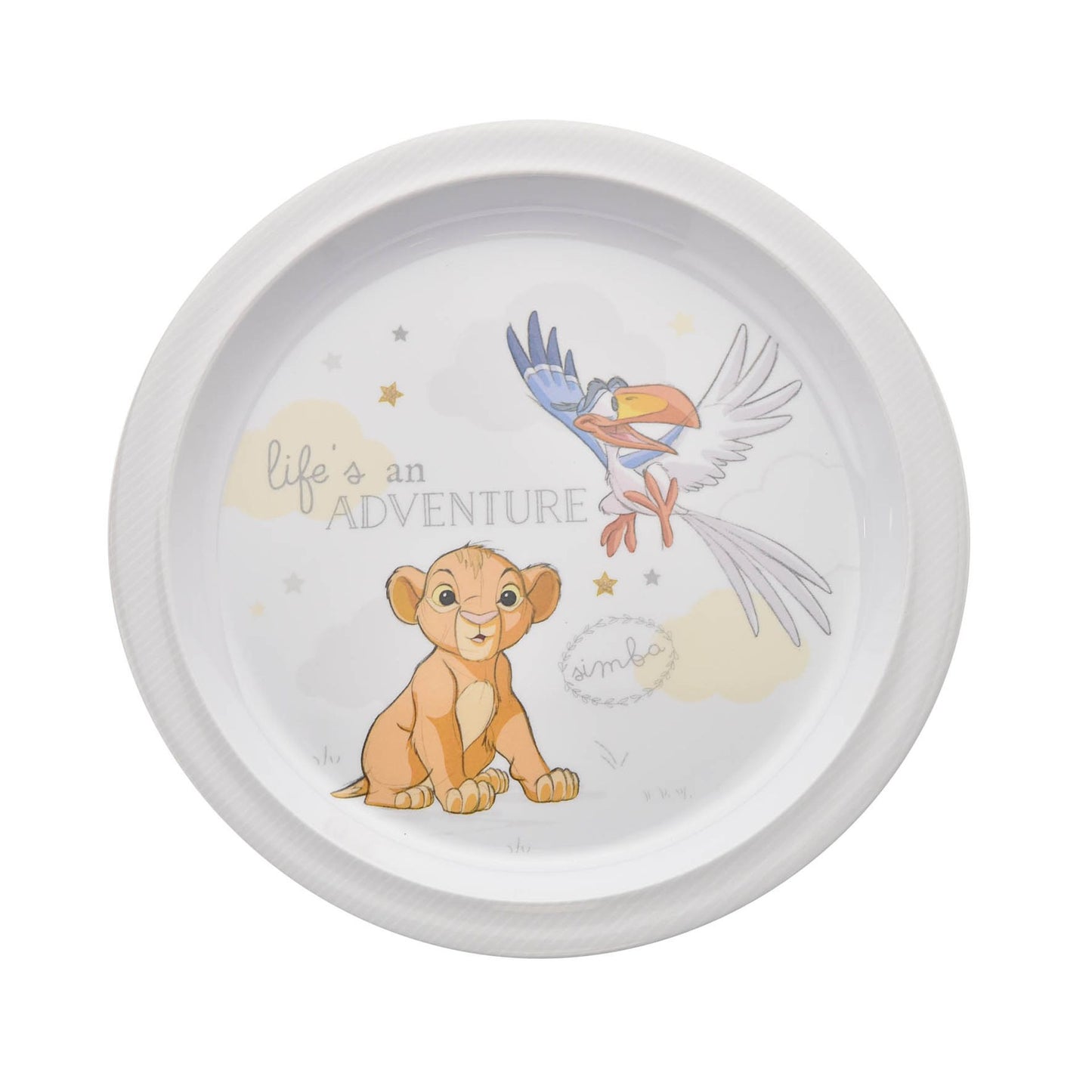 MAGICAL BEGINNINGS 5 PIECE MELAMINE CROCKERY SET - SIMBA