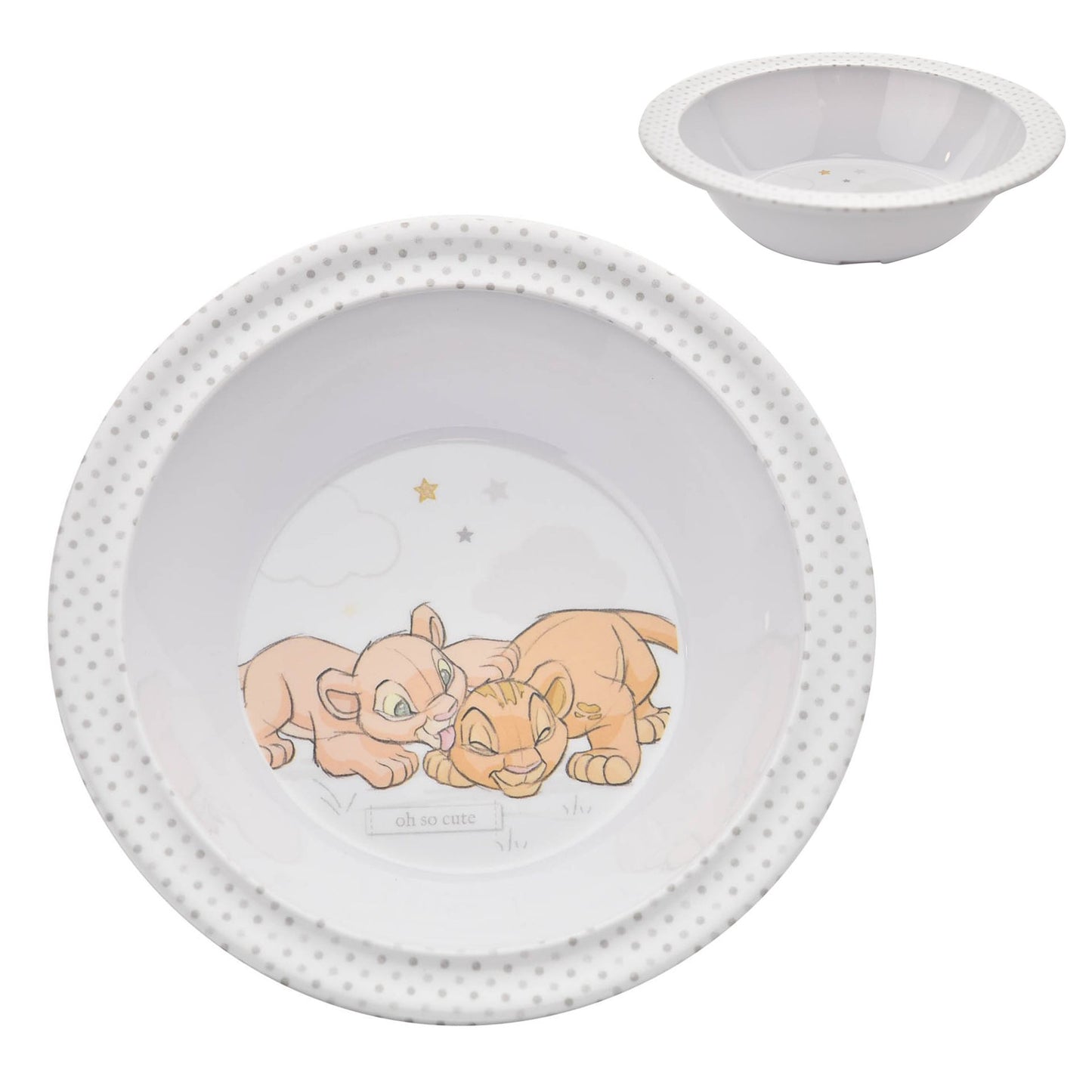 MAGICAL BEGINNINGS 5 PIECE MELAMINE CROCKERY SET - SIMBA