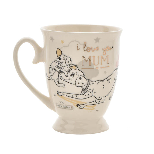 DISNEY MAGICAL BEGINNINGS DALMATIAN MUG - I LOVE YOU MUM