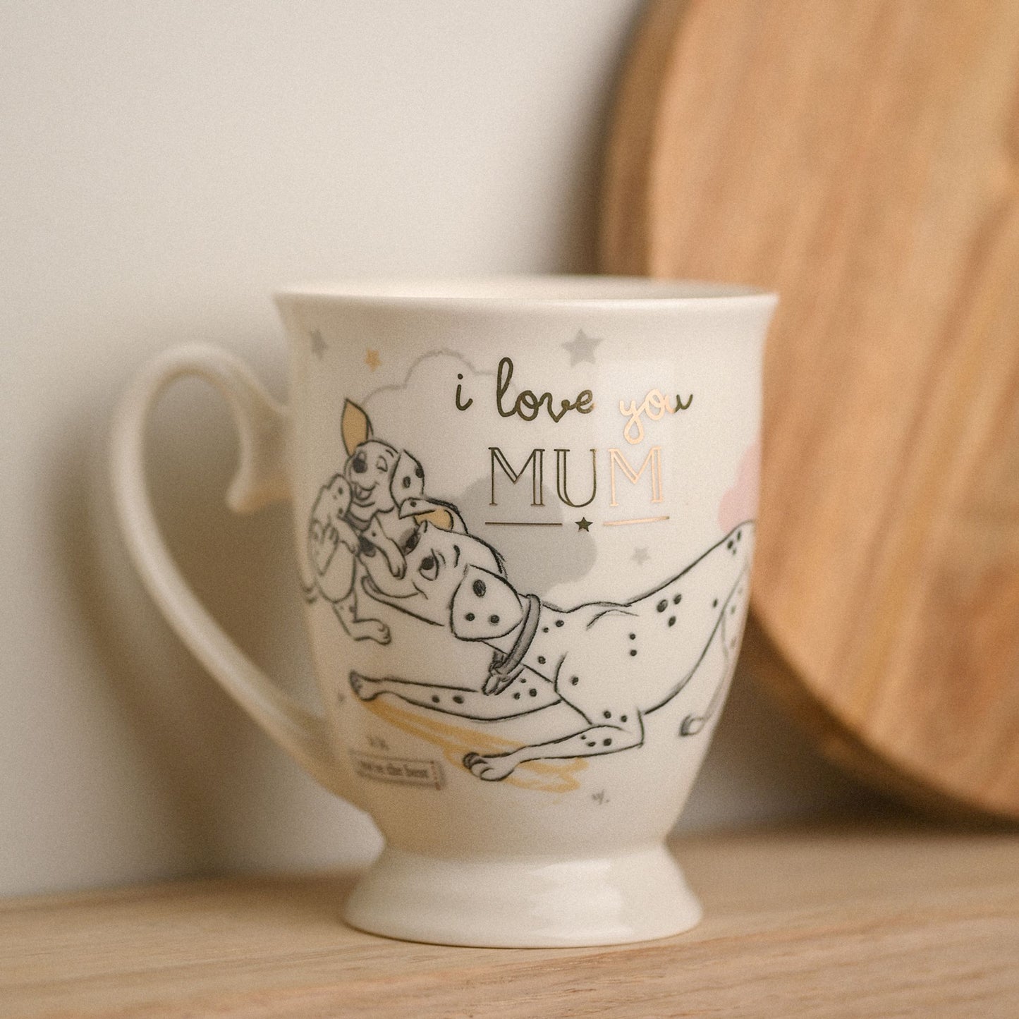 DISNEY MAGICAL BEGINNINGS DALMATIAN MUG - I LOVE YOU MUM