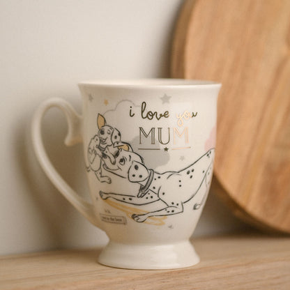 DISNEY MAGICAL BEGINNINGS DALMATIAN MUG - I LOVE YOU MUM