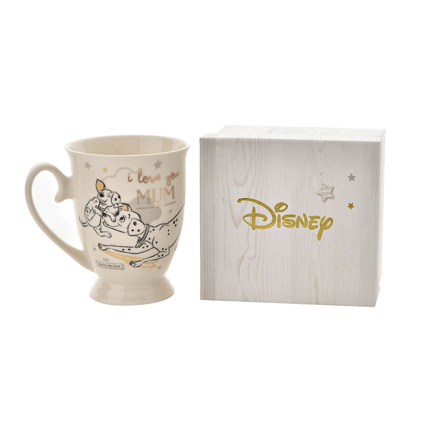 DISNEY MAGICAL BEGINNINGS DALMATIAN MUG - I LOVE YOU MUM
