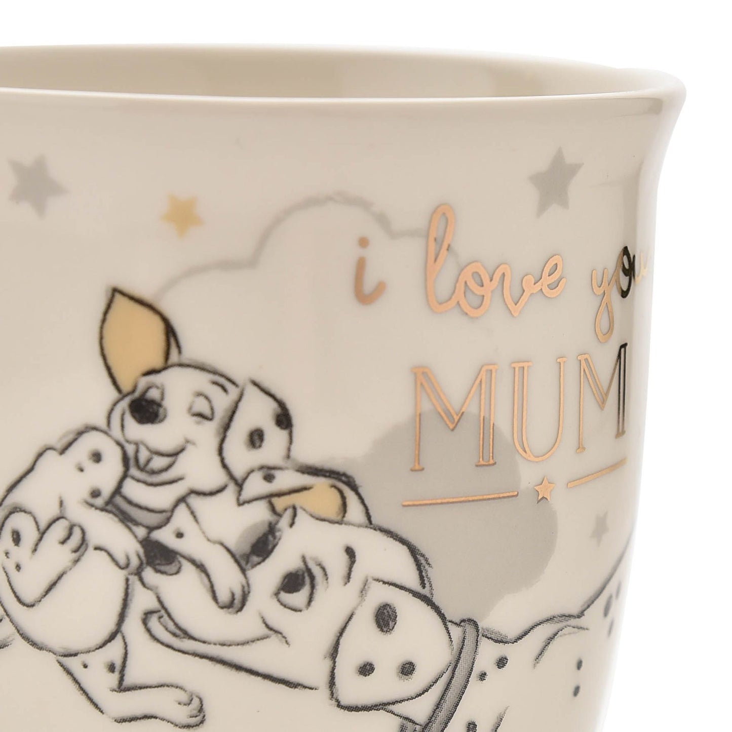 DISNEY MAGICAL BEGINNINGS DALMATIAN MUG - I LOVE YOU MUM