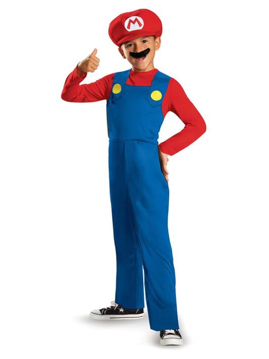 NINTENDO SUPER MARIO BROTHERS MARIO KIDS COSTUME