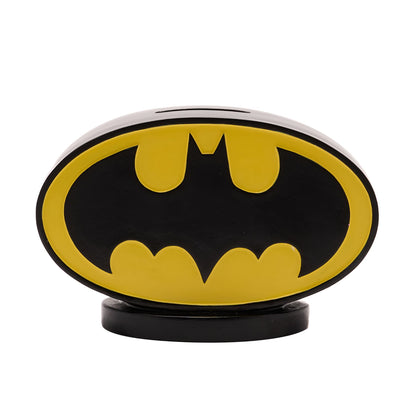WARNER BROS LITTLE HEROES BATMAN LOGO MONEY BANK