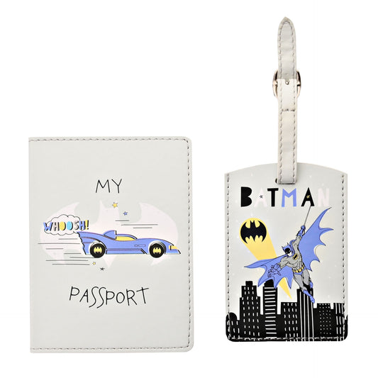 BATMAN LUGGAGE TAG & PASSPORT SET