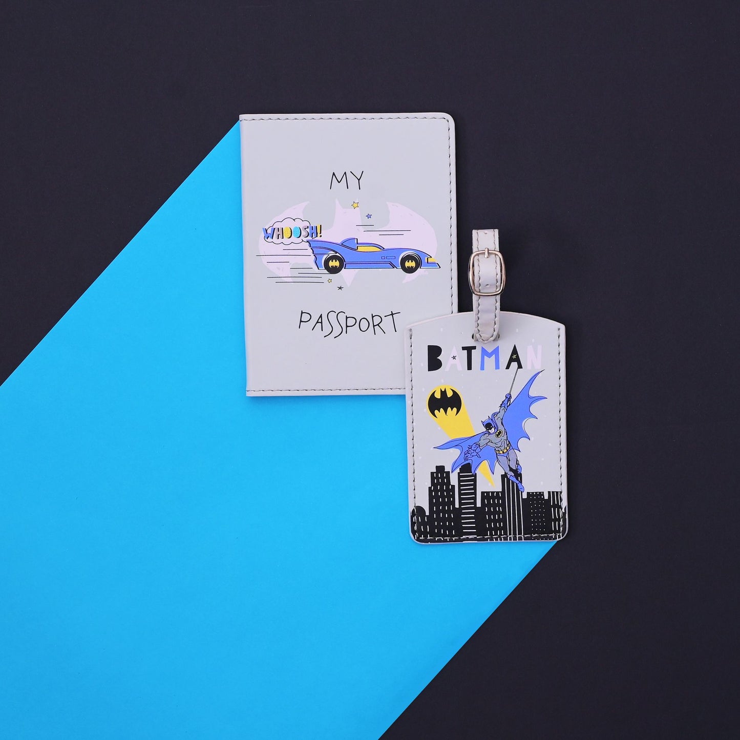 BATMAN LUGGAGE TAG & PASSPORT SET