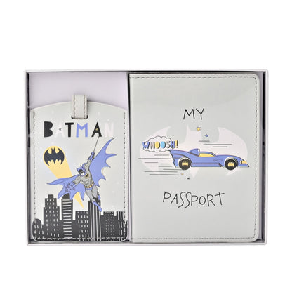 BATMAN LUGGAGE TAG & PASSPORT SET