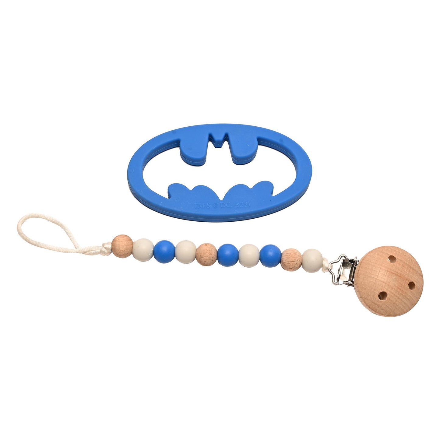 BATMAN BLUE SILICONE TEETHER