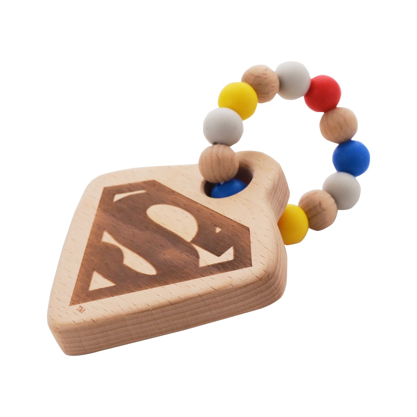 SUPERMAN WOODEN TEETHER