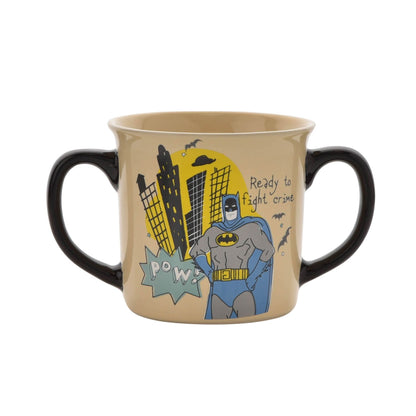WARNER BROS BATMAN DOUBLE HANDED CHINA MUG