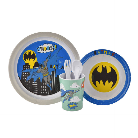 WARNER BROS BATMAN MELAMIME DINNER SET
