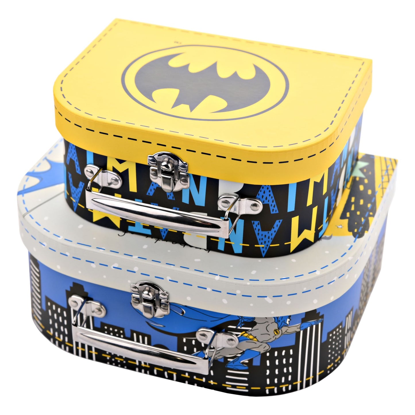 BATMAN SET OF 2 SUITCASE STORAGE BOXES