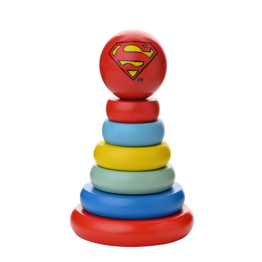 WARNER BROS SUPERMAN WOODEN STACKING TOY