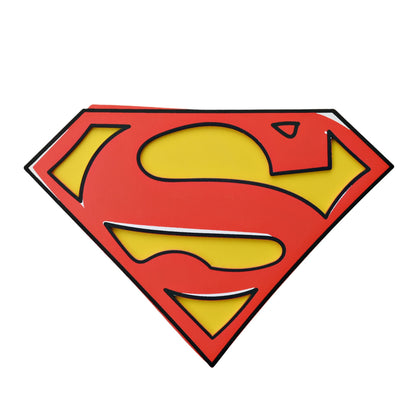 WARNER BROS SUPERMAN DOUBLE LAYERED PLAQUE