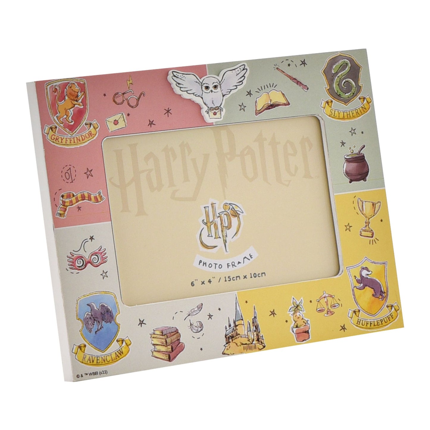 HARRY POTTER CHARMS PHOTO FRAME CHARMS 6" X 4"