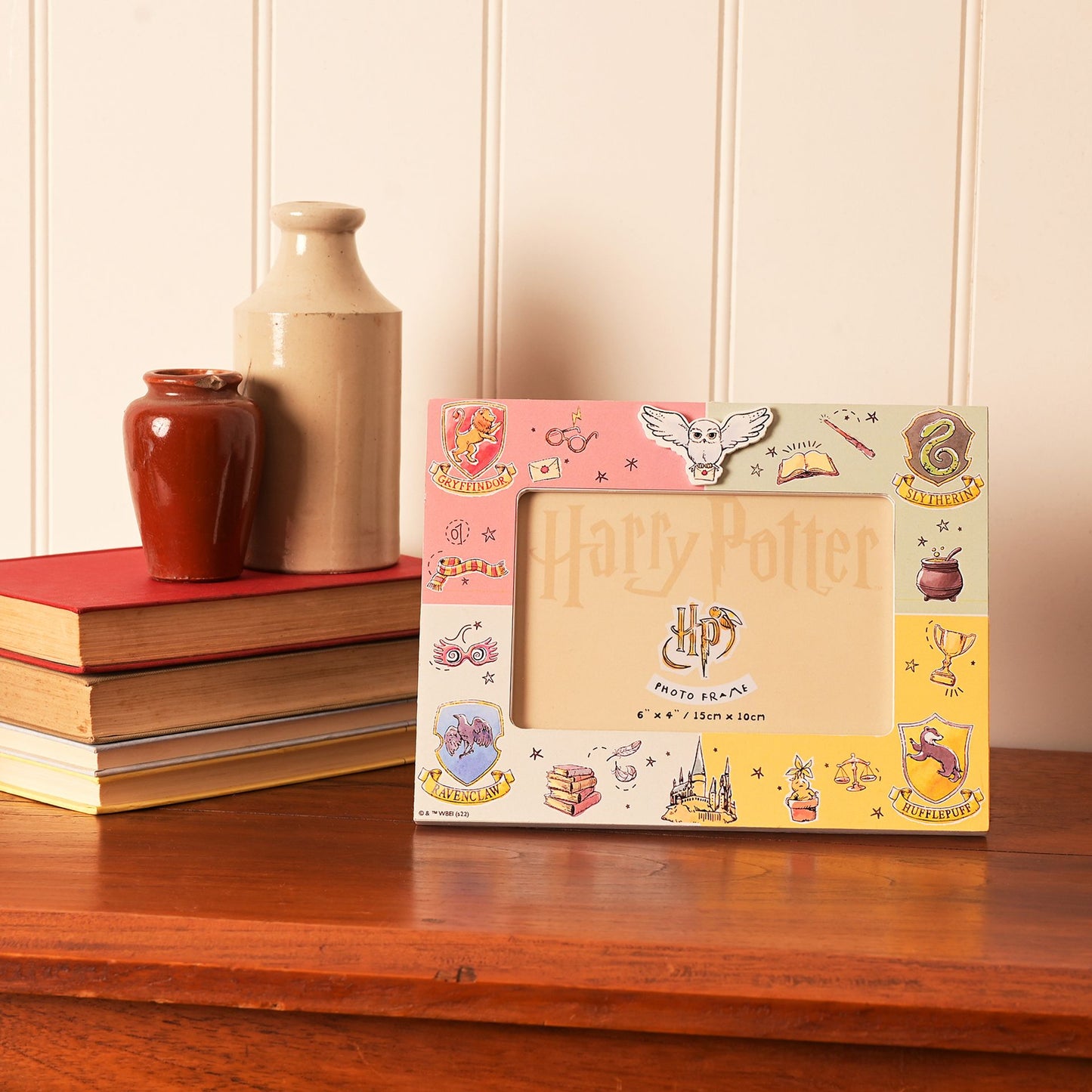 HARRY POTTER CHARMS PHOTO FRAME CHARMS 6" X 4"