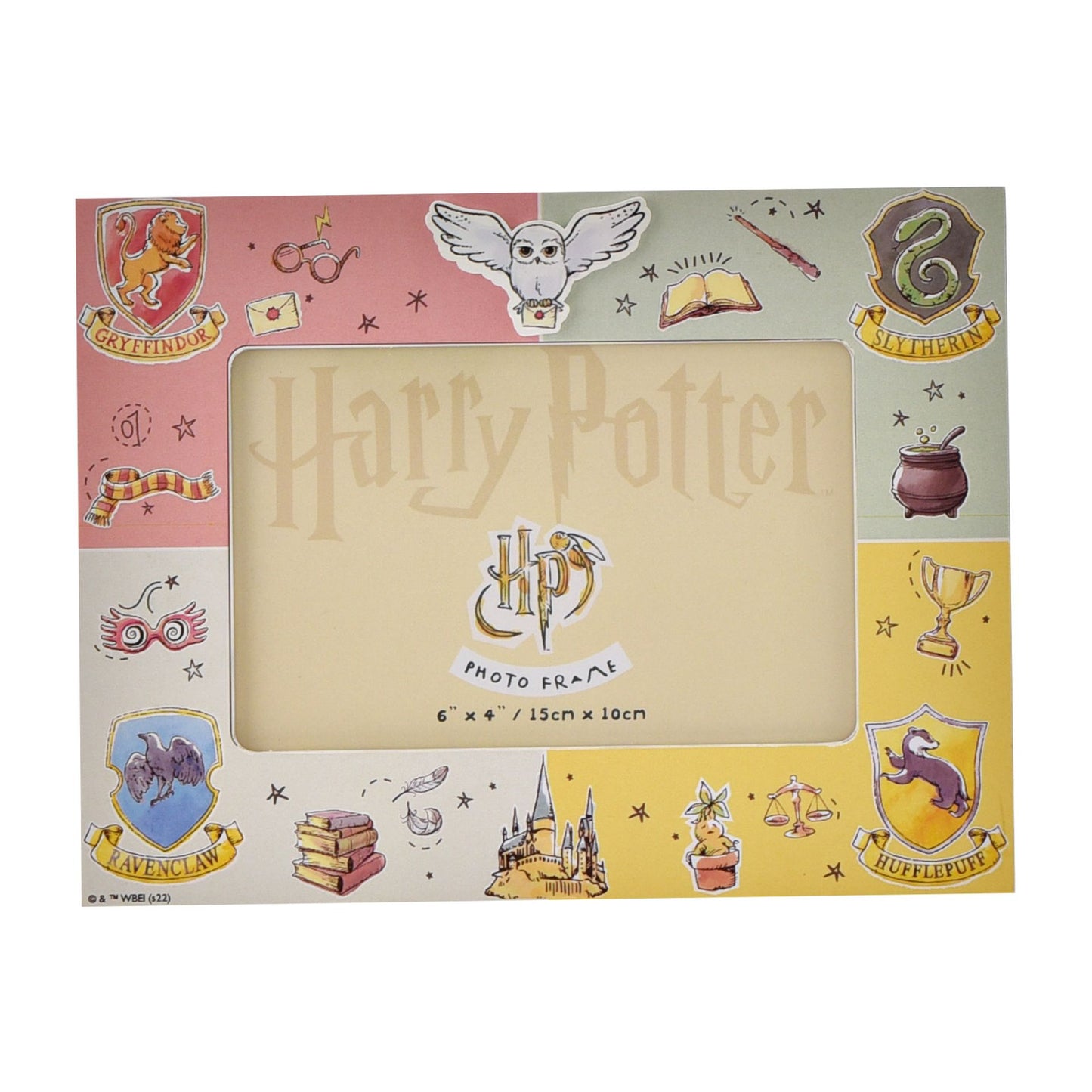 HARRY POTTER CHARMS PHOTO FRAME CHARMS 6" X 4"