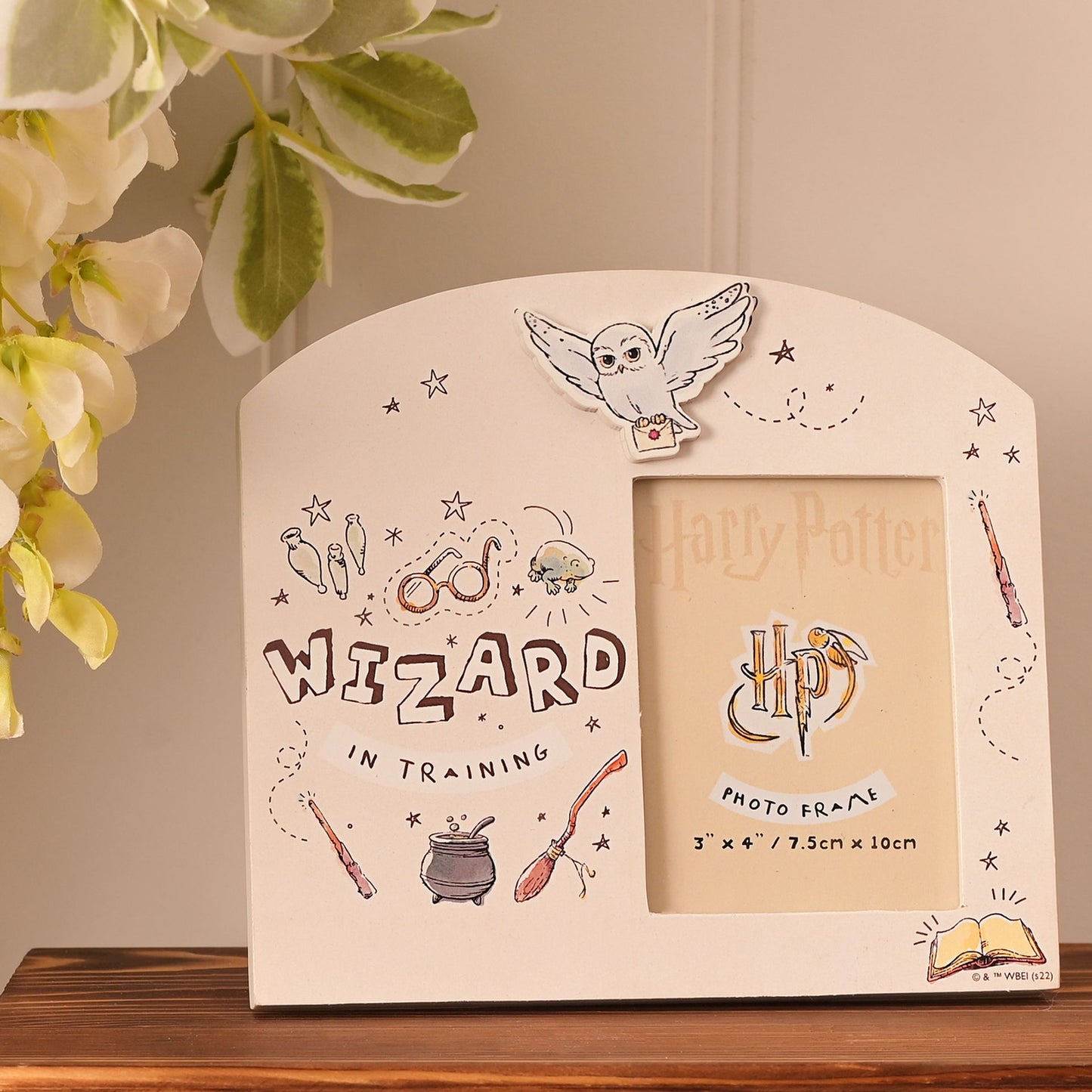 HARRY POTTER CHARMS 'WIZARD' PHOTO FRAME 3" X 4"