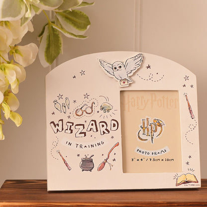 HARRY POTTER CHARMS 'WIZARD' PHOTO FRAME 3" X 4"