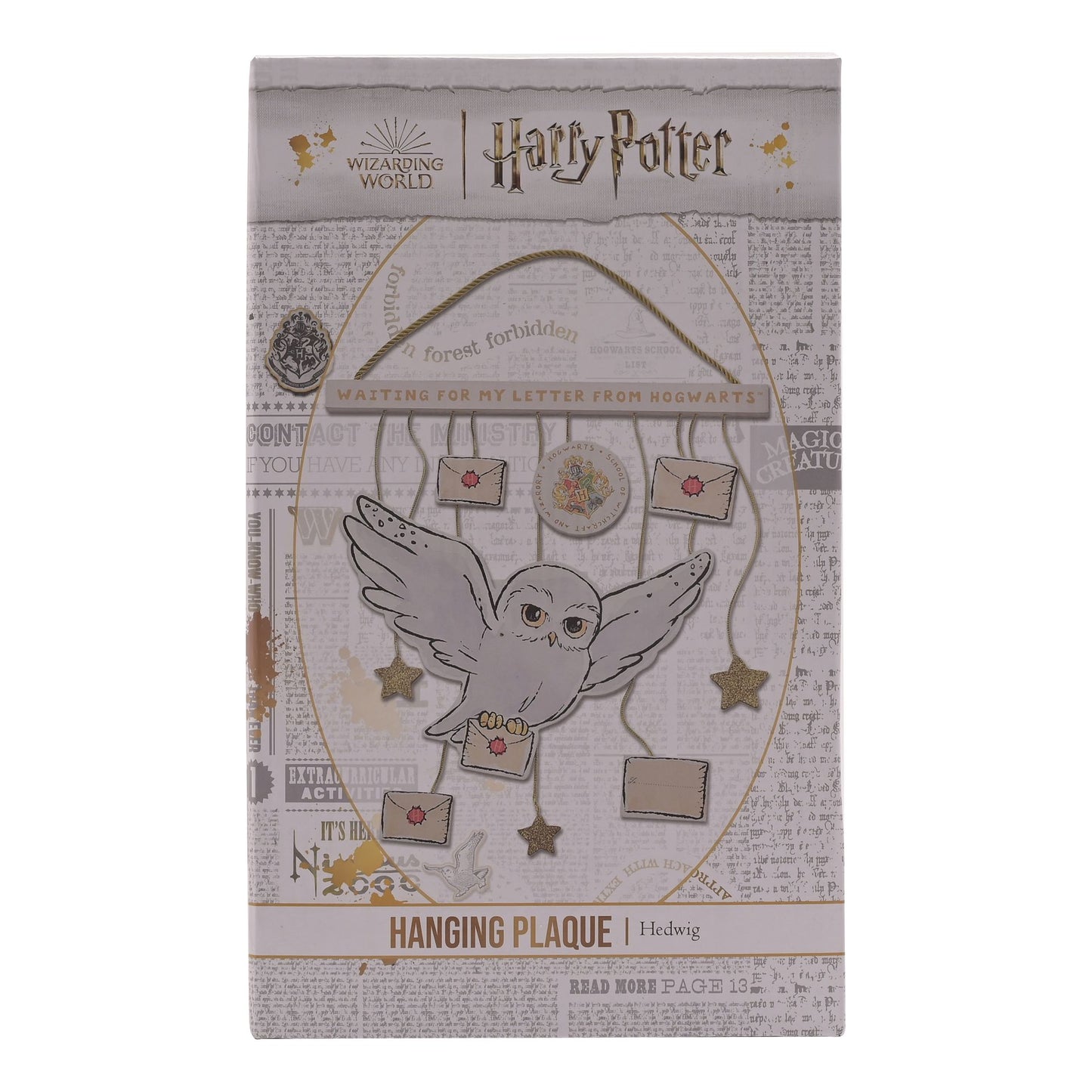HARRY POTTER CHARMS PLAQUE - HEDWIG