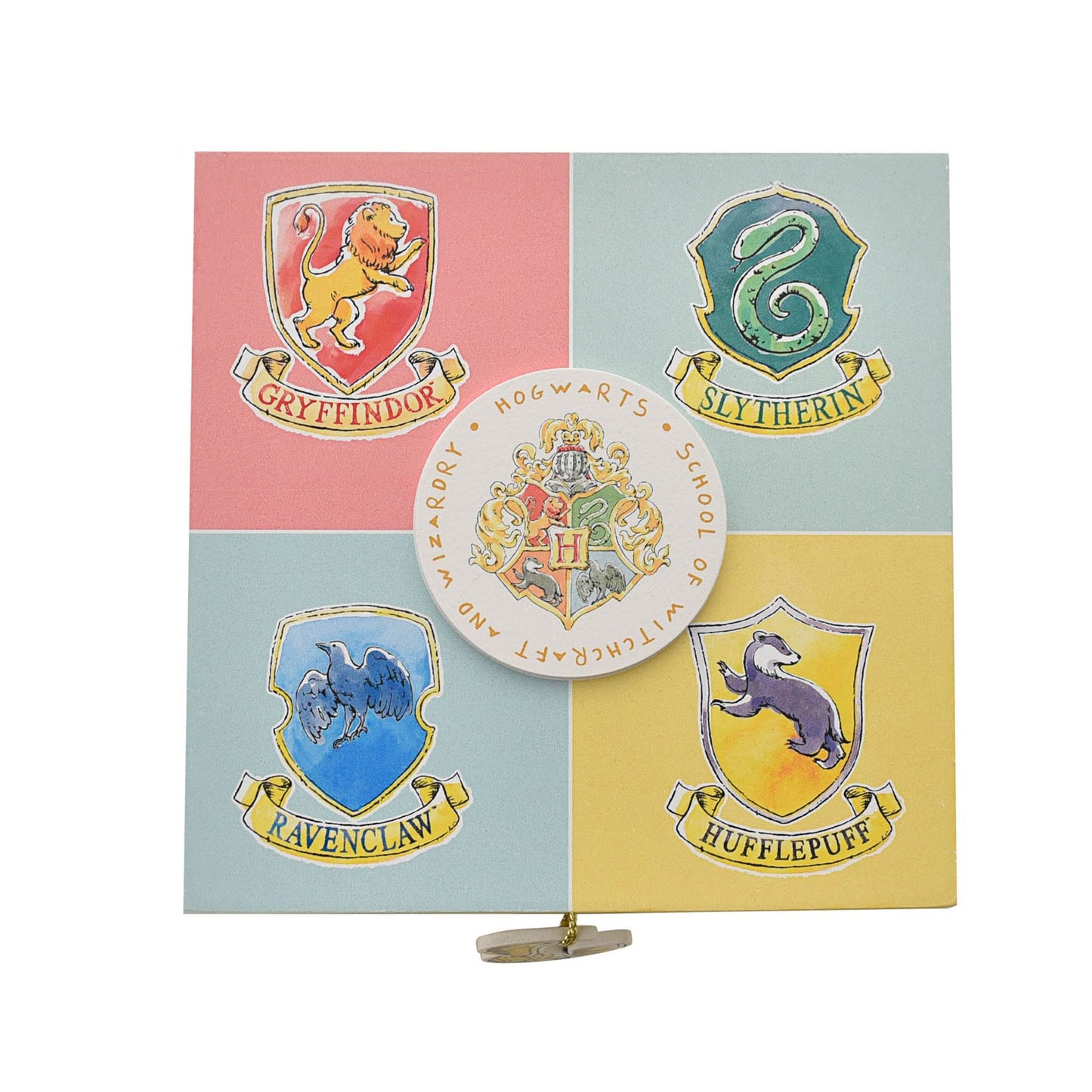 HARRY POTTER CHARMS KEEPSAKE BOX - HOUSE CRESTS