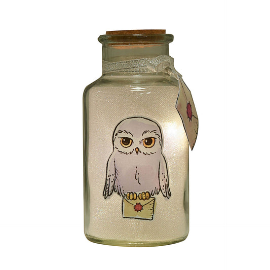HARRY POTTER CHARMS LIGHT UP JAR - HEDWIG