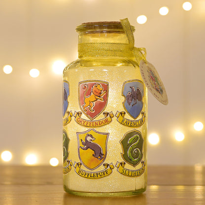 HARRY POTTER CHARMS LIGHT UP JAR - HOUSE CRESTS