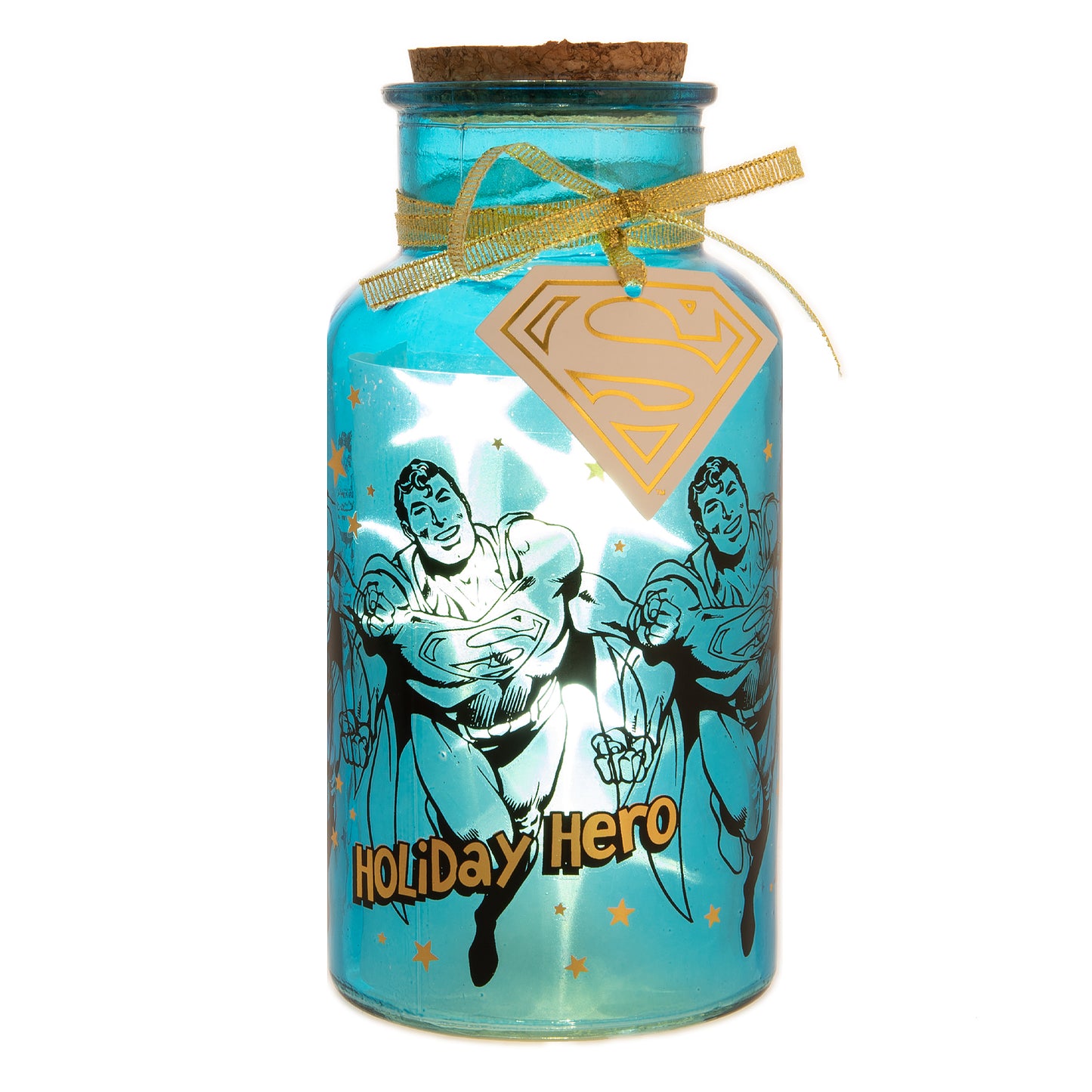 DC COMIC LED LIGHT UP JAR - SUPERMAN