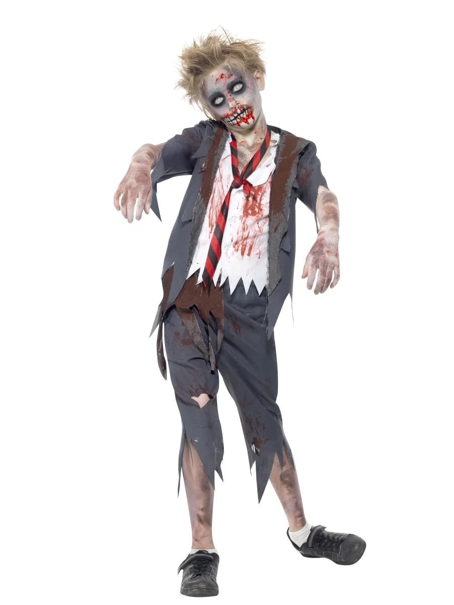ZOMBIE SCHOOL BOY CHILD COSTUME